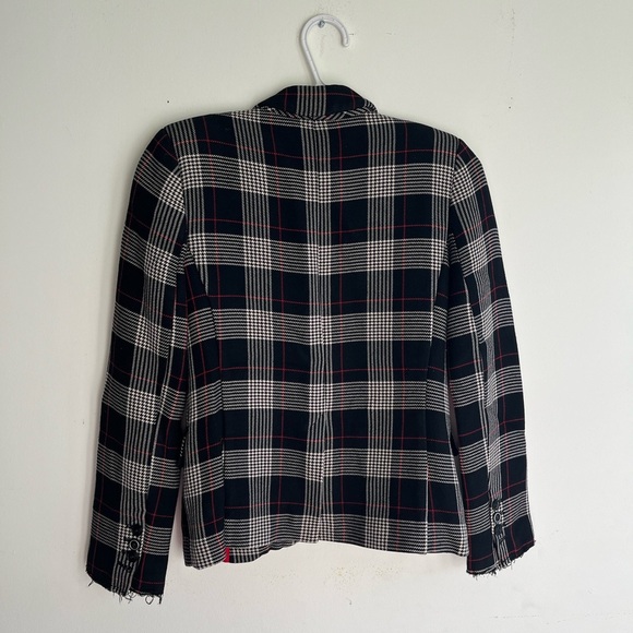 PINKO Plaid Paolo Blazer Size 38 - Picture 5 of 7